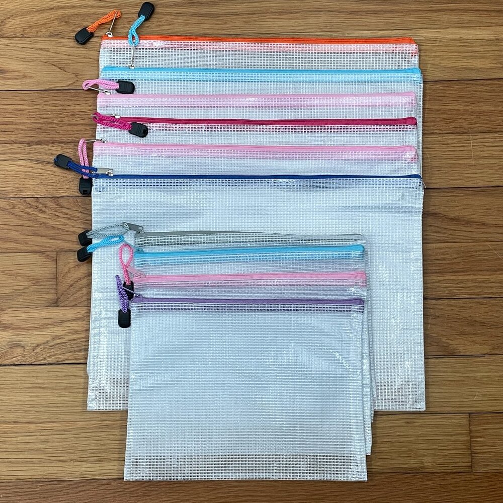 Set of 10 Waterproof Utility Travel Bags-Kids Camp Bags-DIY Camp Bags-New